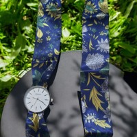 Ernest Strik armband Horloge – Navy blue