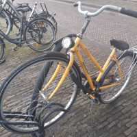 Kinderfiets, eenvoudig maar goed.