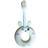 Baby tandenborstel konijn geel