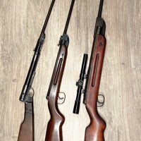 Drie Diana luchtbuksen.
