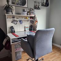 Bureaustoel van stof