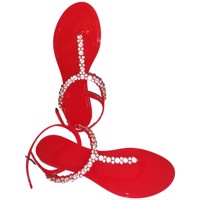 961 Sandalen rood met strass steentjes 37