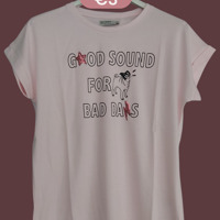 Glo-Story t-shirt good sound roze 152