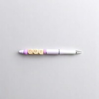 Gepersonaliseerde naam balpen wit paars