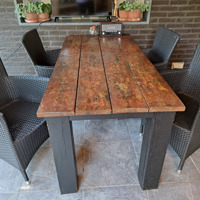 Tuintafel en 4 stoelen