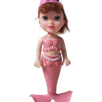 Mermaid zeemeermin pop roze 18cm