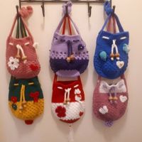 Kinderbuideltasjes handmade