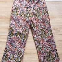 Gekleurde print zomer broek XL