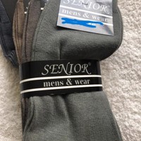 nieuwe 5 stuks sokken merk senior- - 5 paar 5 euro