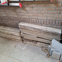 Betonklinkers en opsluitbanden 