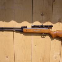 Complete set: 4,5mm buks met scope + 200 pellets en kaarten