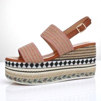 Q71  Mulanka open sleehakken fuchsia 40