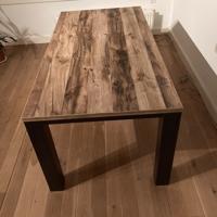 Eettafel met houtprint 170x90 cm