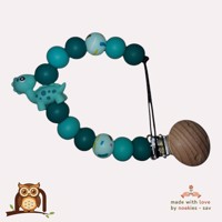 nr 26 noekies speenkoord dino turquoise