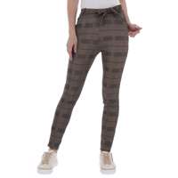 Fashion chinobroek - legging bruin L/XL