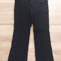 Stretchy zwarte cargo broek XL