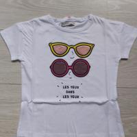 Glo-story T-shirt wit zonnebril 104