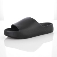 Slippers effen zwart 41