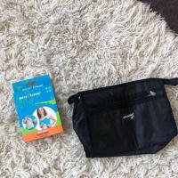  en nieuw zwarte toillet tas met rits