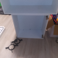 3 keukenkasten 1 met deur 