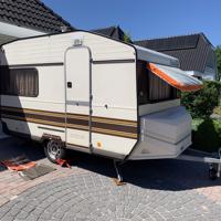  Knaus Azur330 met grote disselbak.
