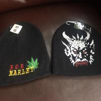 2 stuks nieuwe zwarte heren -- jongens mutsen