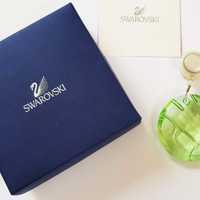 Swarovski Raamornament Bamboe Groen met doos en omdoos 