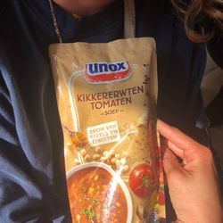 Unox soep kikkererwten tomaat