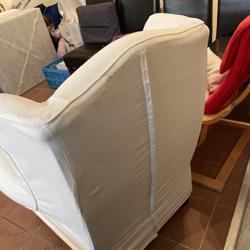 Witte fauteuil van Riviera Maison