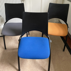3 stoeltjes voor kantoor of hobbyruimte