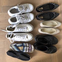 Verschillende schoenen maat 38