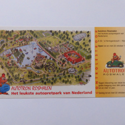 Toegangskaart Autotron Rosmalen (seizoen 1995)