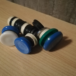 Magneten in verschillende kleuren 