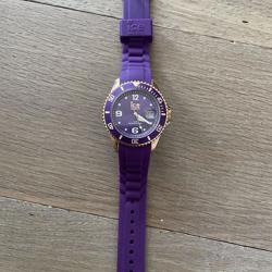 Nieuwe paarse Ice Watch type IS per us 13 met metalen kast