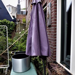 Parasol inclusief voet