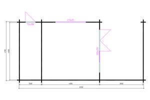 NIEUW Blokhut Wolfskap W4x4+3A