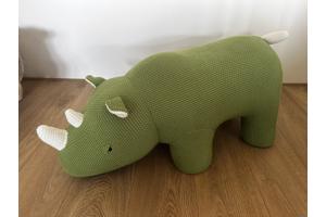 Neushoorn poef