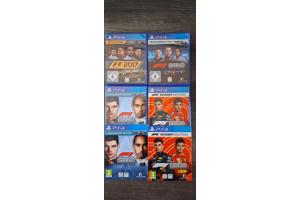 PS4 Slim Wit 500GB + 4x F1 (2017-2020) + 2 Rode Controllers