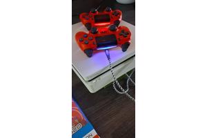 PS4 Slim Wit 500GB + 4x F1 (2017-2020) + 2 Rode Controllers