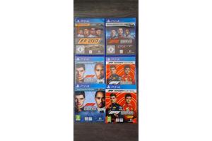 PS4 Slim Wit 500GB + 4x F1 (2017-2020) + 2 Rode Controllers