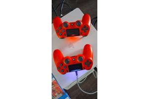 PS4 Slim Wit 500GB + 4x F1 (2017-2020) + 2 Rode Controllers