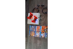 PS4 Slim Wit 500GB + 4x F1 (2017-2020) + 2 Rode Controllers