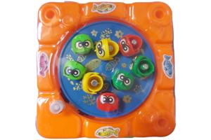 opwindbaar vis hengel spel oranje reis editie