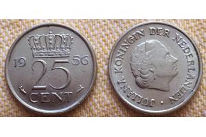 Guldenmunten Wilhelmina, Juliana . Beatrix en overzeese