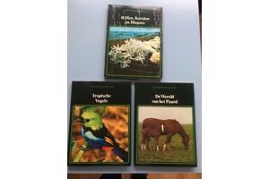 Natuurboeken en tuinboeken diversen. Dier , tuin en natuur