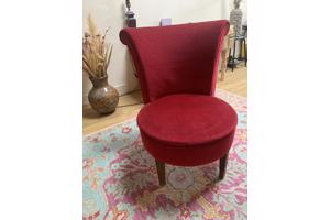 Vintage fauteils (set), antieke stoel en cocktail stoeltje