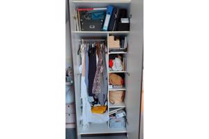 Bruynzeel klerenkast, wit 2 stuks