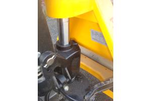 Palletwagen Pompwagen weegschaal 2500kg 115cm Dubbel Voorwie