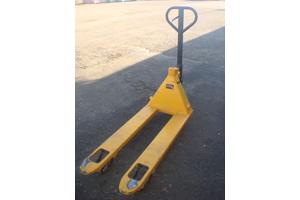 Palletwagen Pompwagen weegschaal 2500kg 115cm Dubbel Voorwie