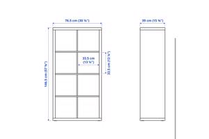 Billy vakkenkast zwart